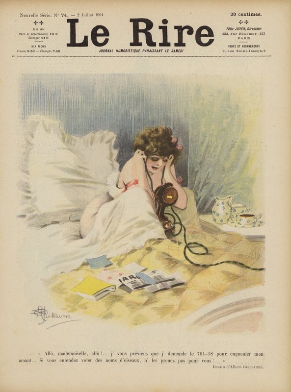 Illustrasjon for Le Rire av Albert Guillaume