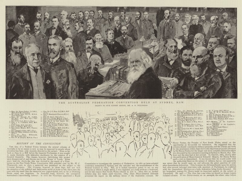 Australian Federation Convention holdt i Sydney, NSW av Albert Henry Fullwood