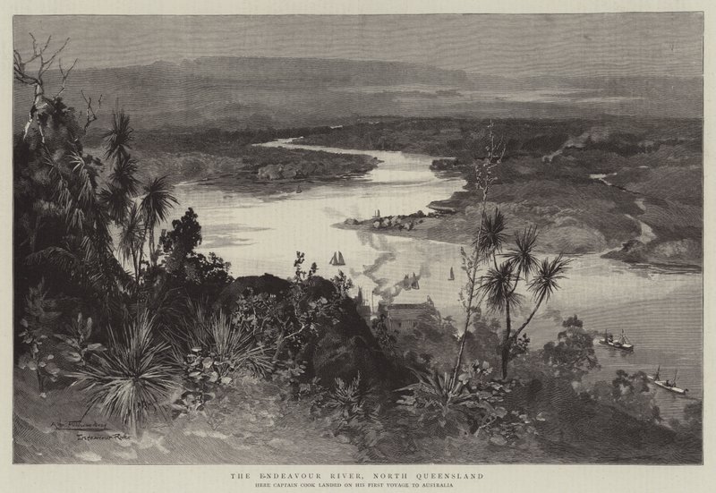 Endeavour River, Nord-Queensland av Albert Henry Fullwood