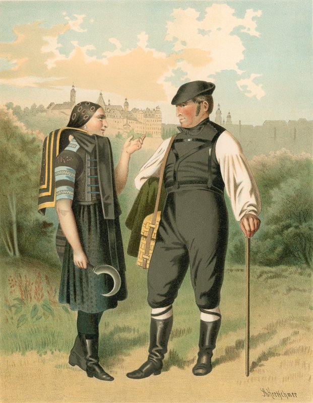 Tysk drakt, Allenburg av Albert Kretschmer
