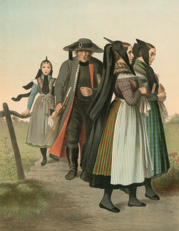 Tysk drakt, Hannover, Amt Gifhorn av Albert Kretschmer
