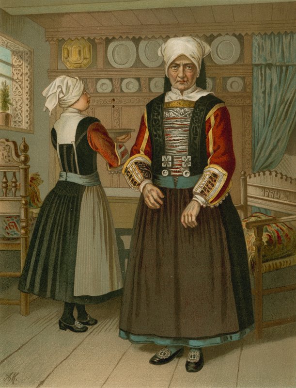 Tysk drakt, Schleswig, Ostenfeld av Albert Kretschmer