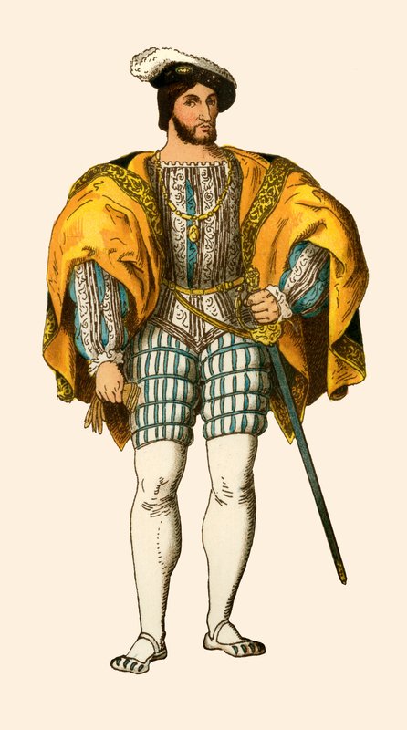 Kong Frans I av Frankrike, 1547 av Albert Kretschmer