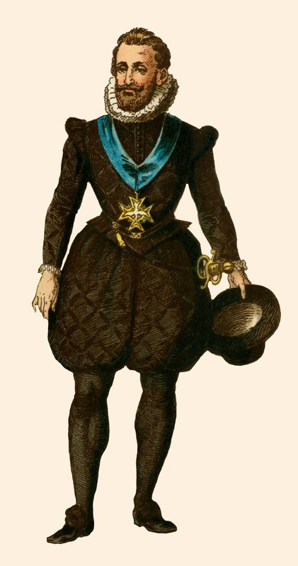 Kong Henry IV av Frankrike, ca 1600 av Albert Kretschmer