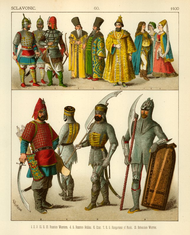 Slavonic kostyme 1400 av Albert Kretschmer