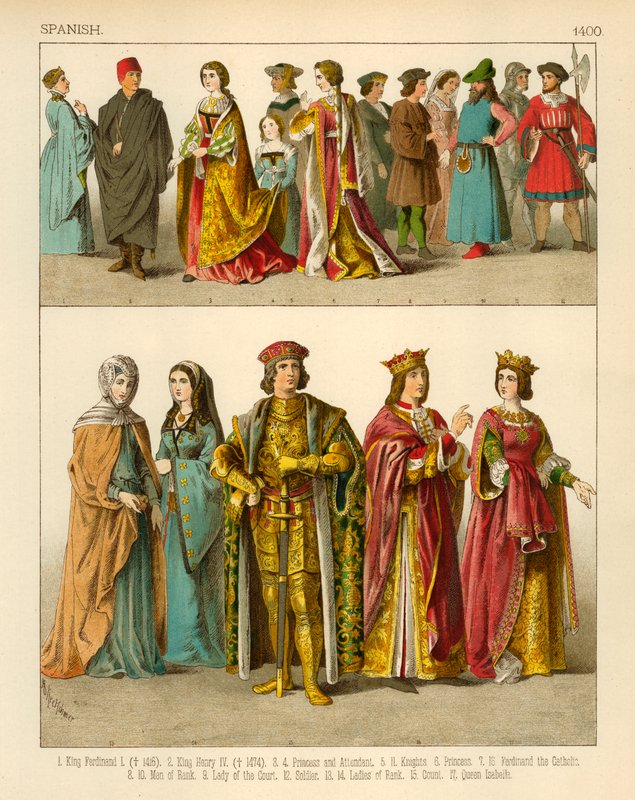 Spansk kostyme 1400 av Albert Kretschmer