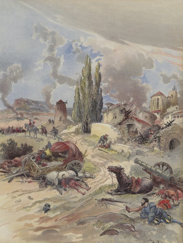Ødeleggelsen av Provence av Albert Robida