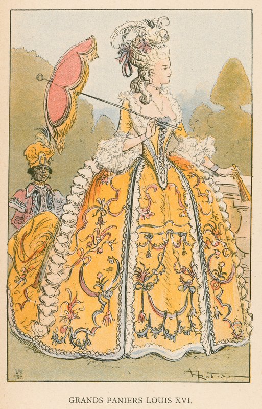 Store Louis XVI-kurver av Albert Robida