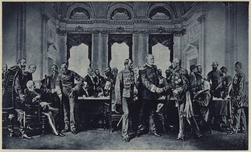Kongressen i Berlin (litho) av Albert Sauvert