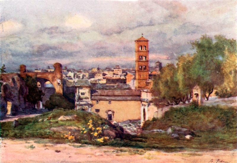 Fra terrassen til House of Domitian av Alberto Pisa