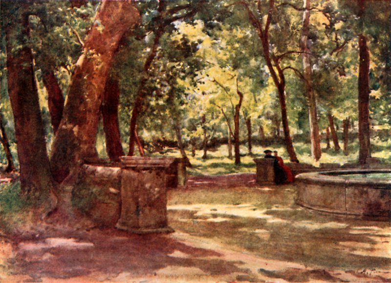 I Villa Borghese av Alberto Pisa