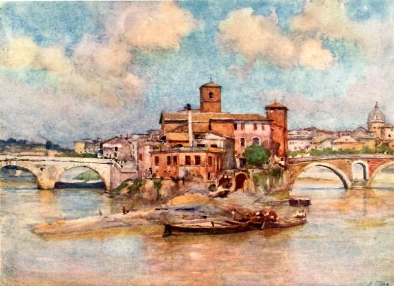 Island of the Tiber - Isola Sacra av Alberto Pisa