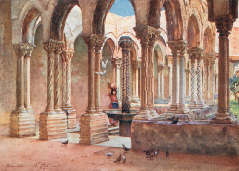 The Cloisters, Monreale av Alberto Pisa