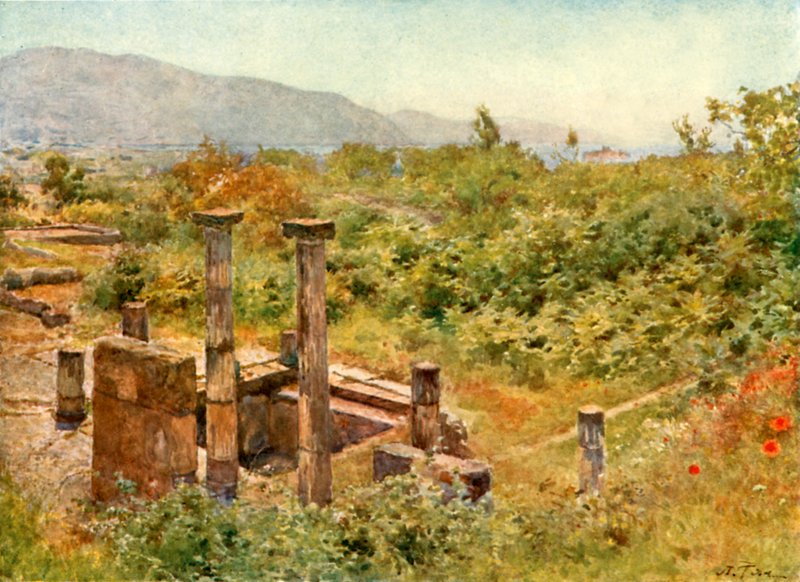 Utsikt fra Pompeii av Alberto Pisa