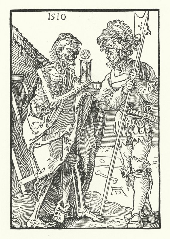 Døden og soldaten av Albrecht Dürer