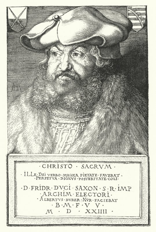 Frederick III, kurfyrst av Sachsen av Albrecht Dürer