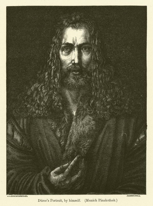 Selvportrett av den tyske maleren og grafikeren Albrecht Durer av Albrecht Dürer