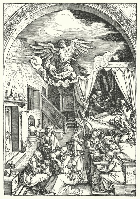 Jomfruens fødsel av Albrecht Dürer