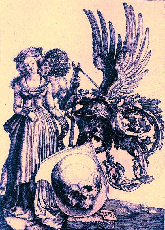 Dødsvåpenet av Albrecht (after) Durer or Duerer