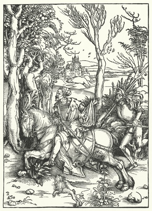 Ridderen og Landsknecht av Albrecht Dürer