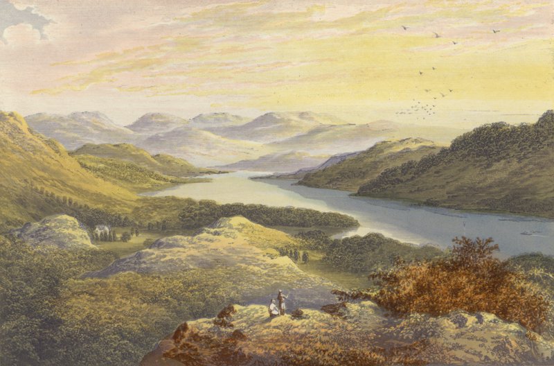 Windermere, ser oppover innsjøen av Alexander Francis Lydon