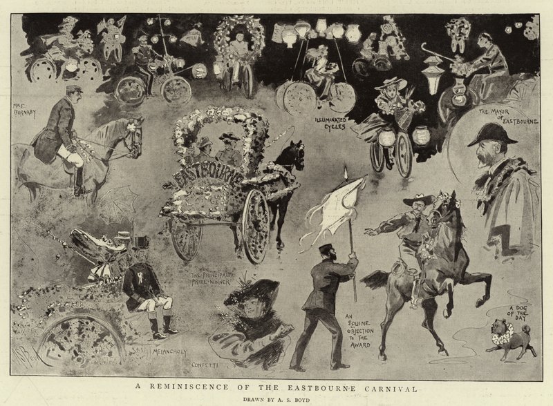 En reminiscens fra Eastbourne Carnival av Alexander Stuart Boyd