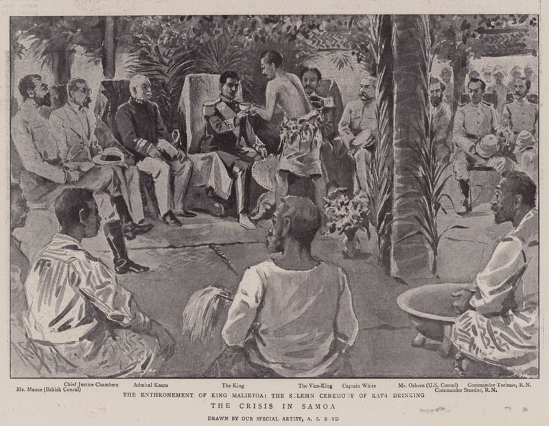 Krisen i Samoa av Alexander Stuart Boyd