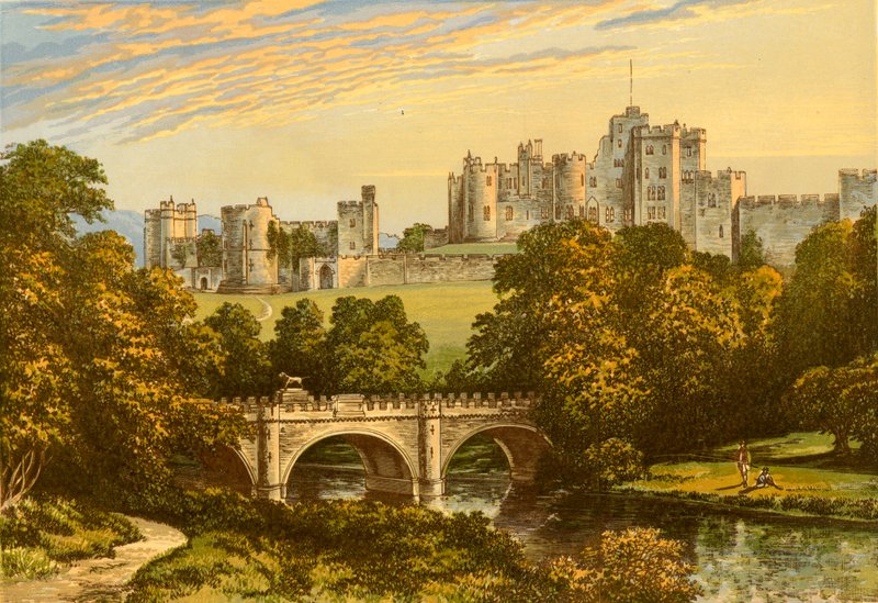 Alnwick Castle av Alexander Francis Lydon