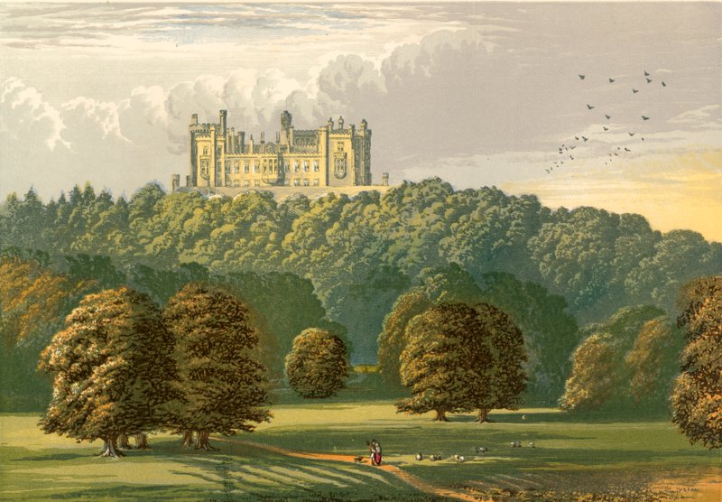 Belvoir slott av Alexander Francis Lydon