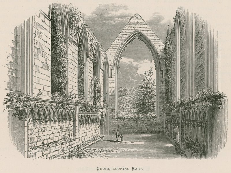 Bolton Priory, Choir, ser østover av Alexander Francis Lydon