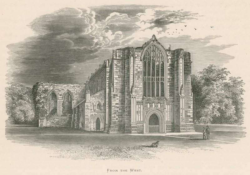 Bolton Priory, fra Vesten av Alexander Francis Lydon