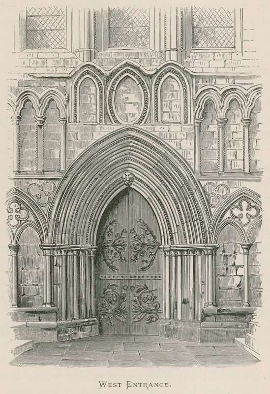 Bolton Priory, vestre inngang av Alexander Francis Lydon