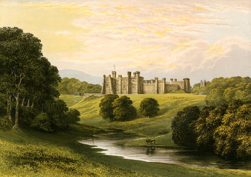 Brancepeth slott av Alexander Francis Lydon