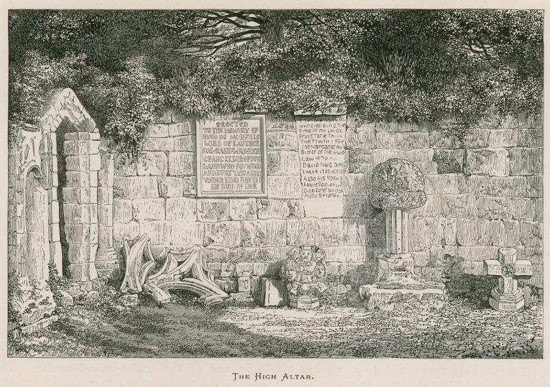 Dryburgh Abbey, Høyalteret av Alexander Francis Lydon