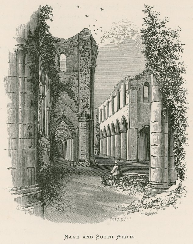 Fountains Abbey, Nave og South Aisle av Alexander Francis Lydon