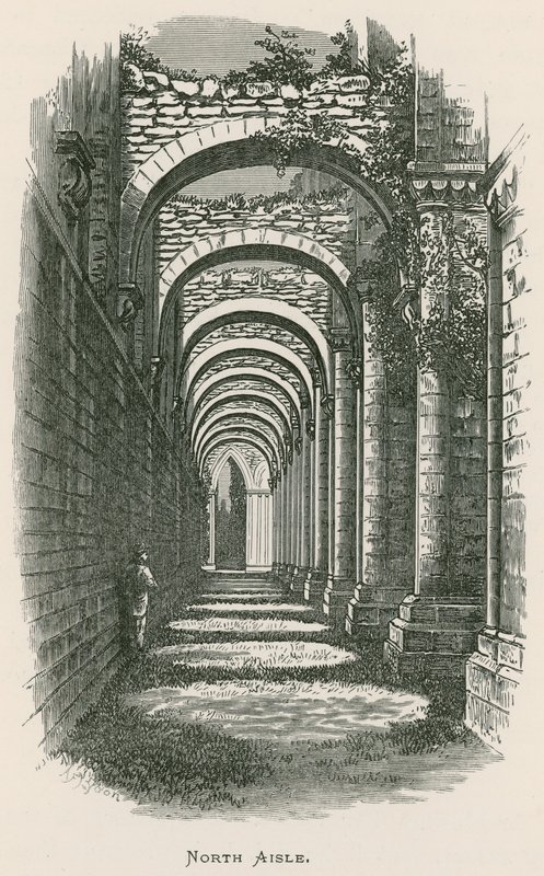 Fountains Abbey, North Aisle av Alexander Francis Lydon