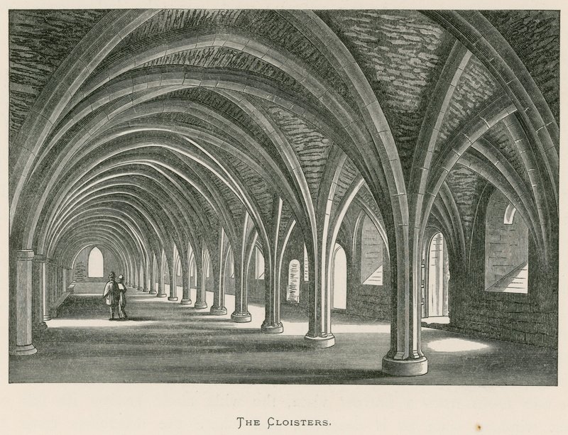 Fountains Abbey, The Cloisters av Alexander Francis Lydon
