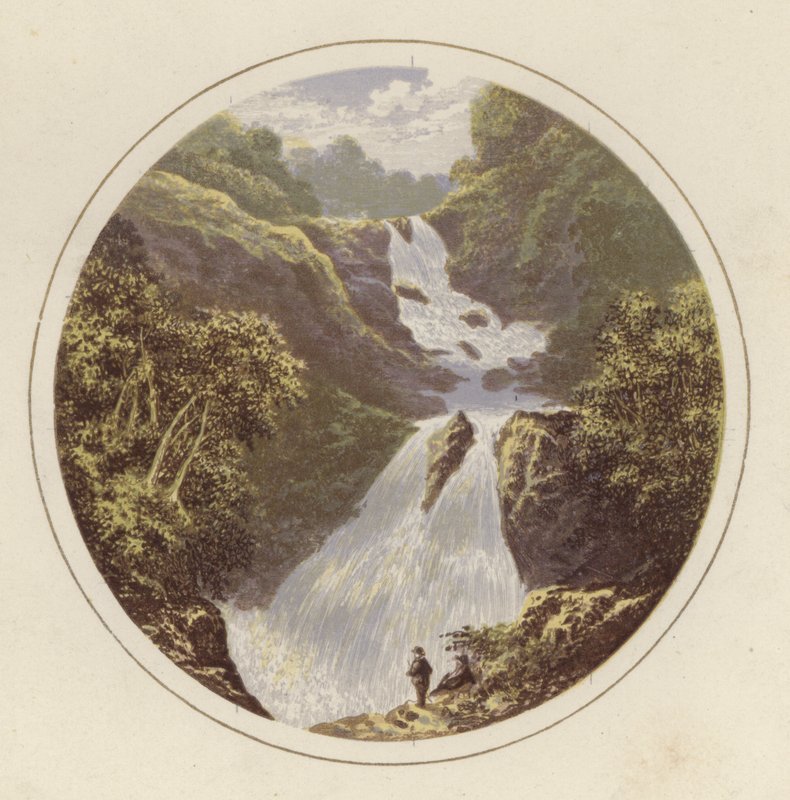 Frontispice-illustrasjon for English Lake Scenery av Alexander Francis Lydon