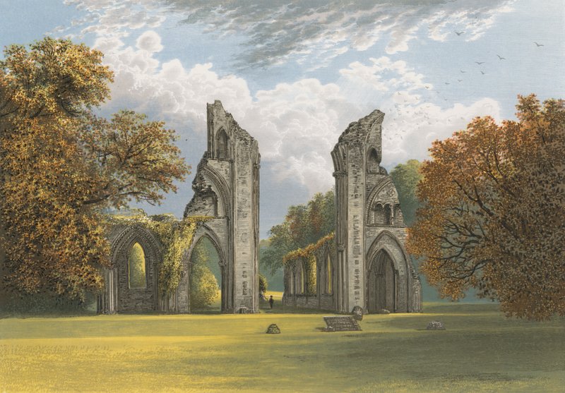Glastonbury Abbey av Alexander Francis Lydon