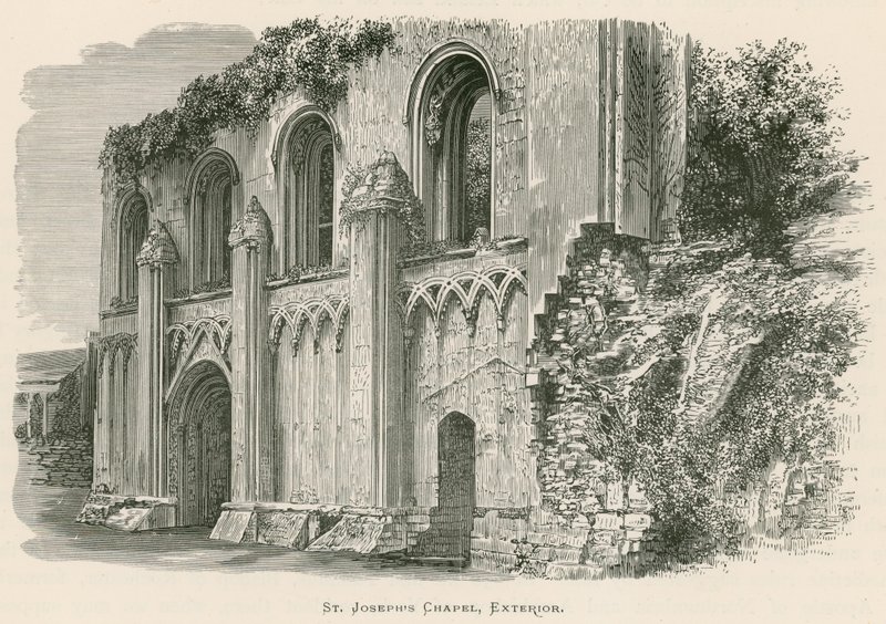Glastonbury Abbey, St Joseph