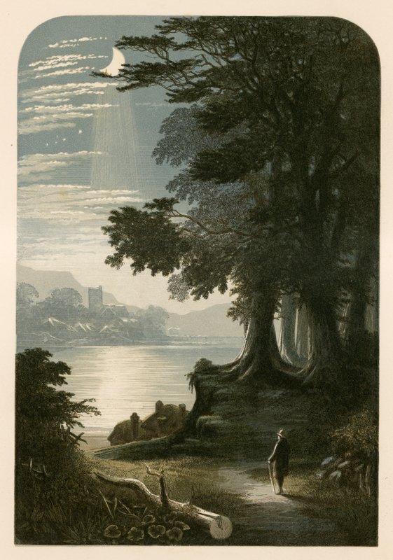 Illustrasjon for Miltons Il Penseroso av Alexander Francis Lydon