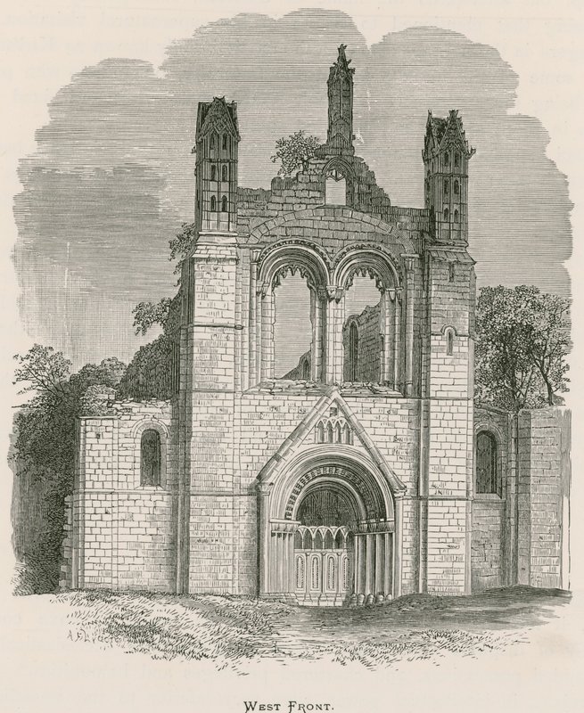 Kirkstall Abbey, vestfronten av Alexander Francis Lydon