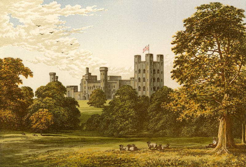 Penrhyn slott av Alexander Francis Lydon