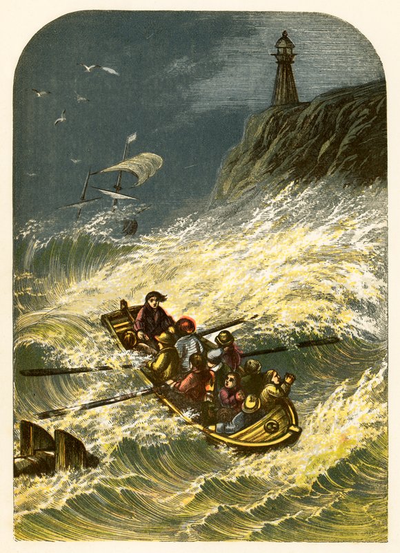 Robinson Crusoe forlater hjemmet og blir forliste av Alexander Francis Lydon