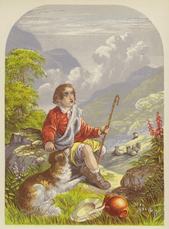 Hyrdegutten i Ydmykelsesdalen av Alexander Francis Lydon