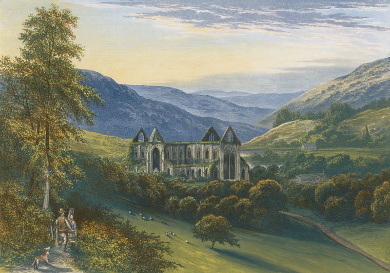 Tintern Abbey av Alexander Francis Lydon