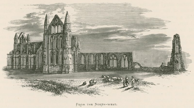 Whitby Abbey, fra nordvest av Alexander Francis Lydon