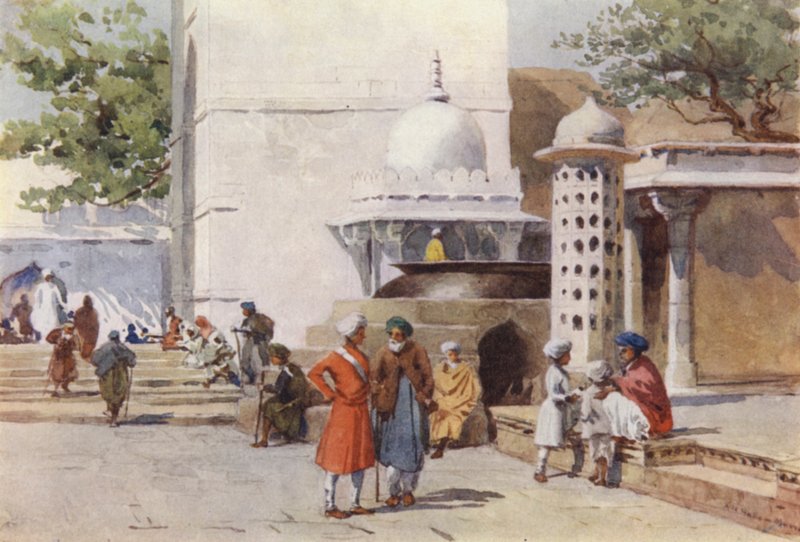 Kjelen ved inngangen til Dargah, Ajmere av Alexander Henry Hallam Murray