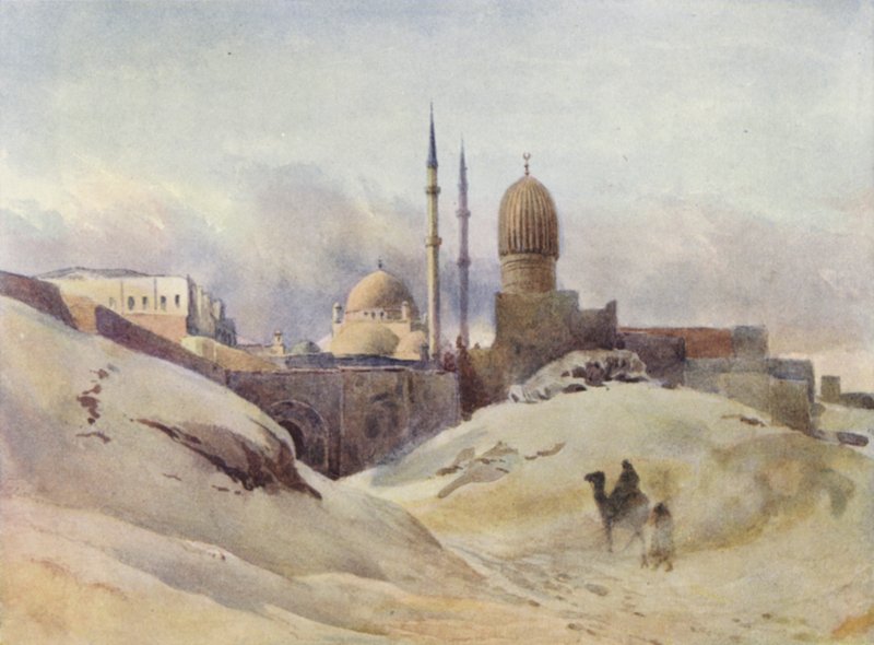 Citadellet, Kairo, i en sandstorm av Alexander Henry Hallam Murray