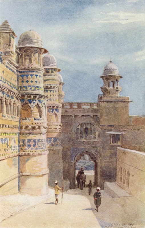 The Man Sing Palace, Gwalior av Alexander Henry Hallam Murray
